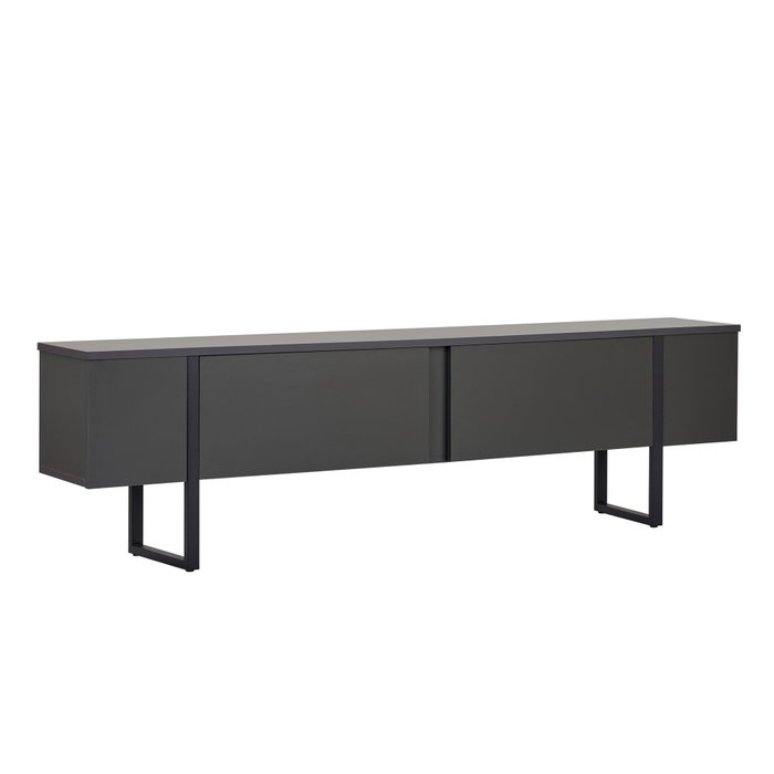 Nordure Soporte para TV Antracita y Negro